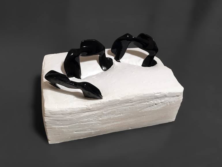 Original Minimalism Abstract Sculpture by Michele De Matthaeis