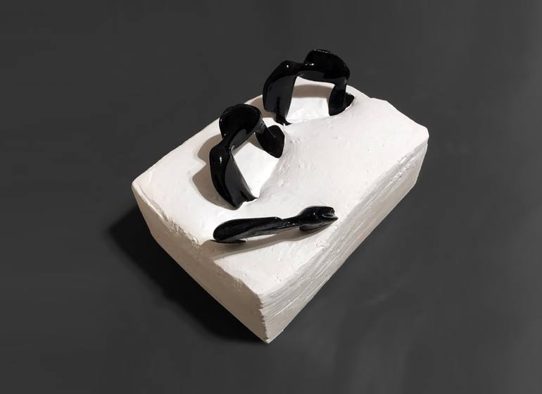 Original Minimalism Abstract Sculpture by Michele De Matthaeis