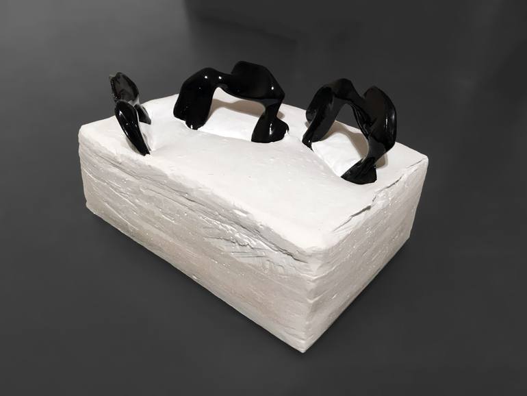 Original Minimalism Abstract Sculpture by Michele De Matthaeis