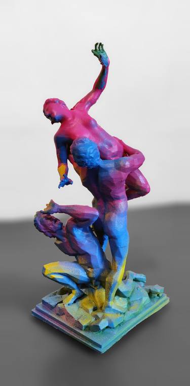 Print of Pop Art Classical mythology Sculpture by Michele De Matthaeis