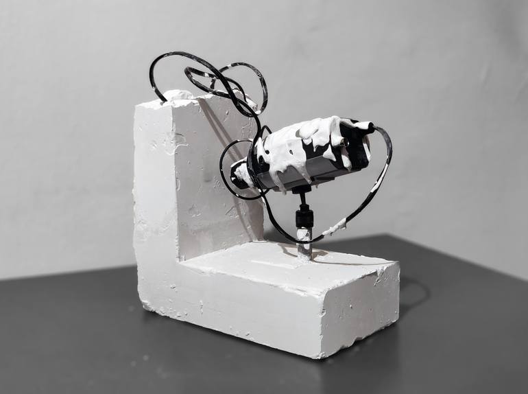 Original Technology Sculpture by Michele De Matthaeis