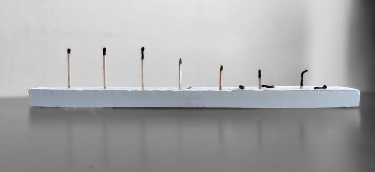 Original Conceptual Abstract Sculpture by Michele De Matthaeis