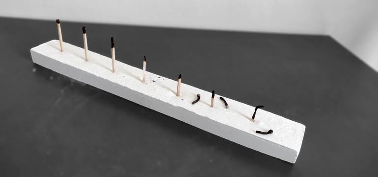 Original Conceptual Abstract Sculpture by Michele De Matthaeis