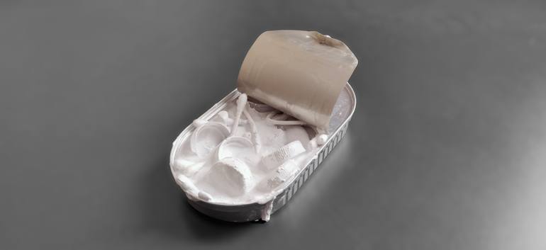 Original Conceptual Food & Drink Sculpture by Michele De Matthaeis