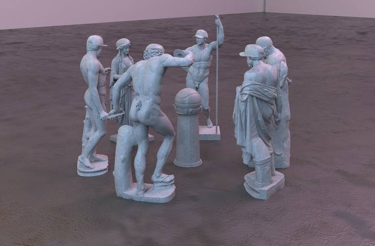 Original Classical mythology Digital by Michele De Matthaeis