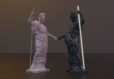 Original Figurative Classical mythology Digital by Michele De Matthaeis