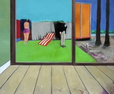Original Conceptual Home Paintings by Luca Cecioni