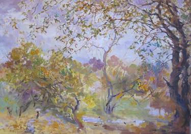 Original Landscape Painting by Usachev Fedor