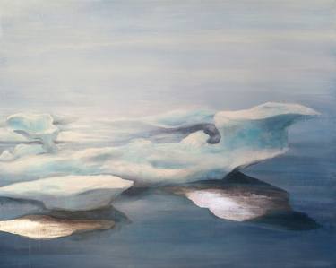Original Abstract Seascape Paintings by Claudine Gévry