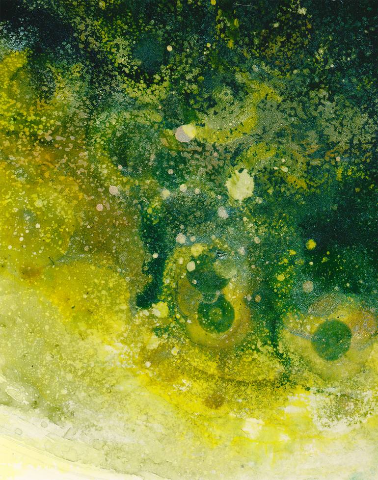 Original Abstract Expressionism Abstract Painting by Claudine Gévry
