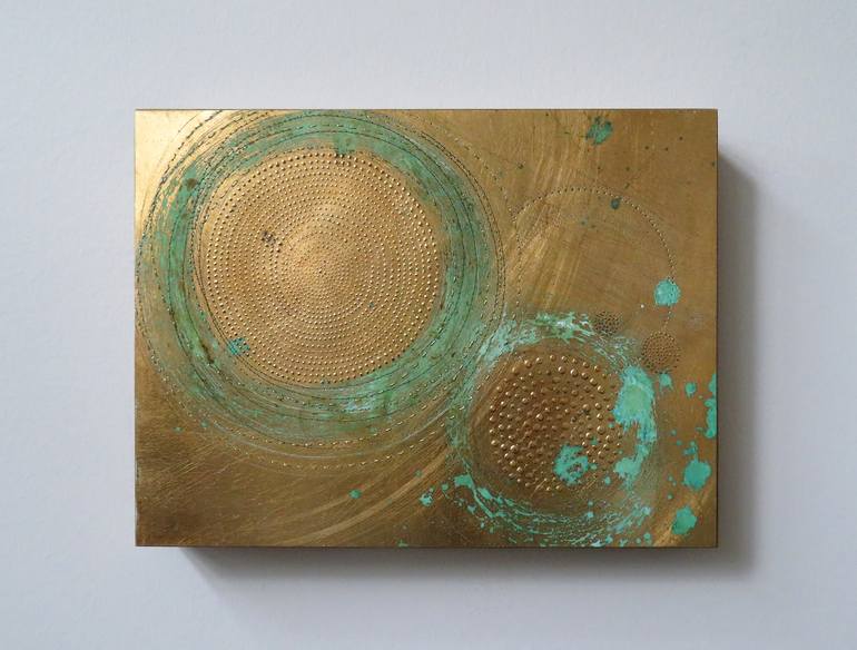Original Art Deco Abstract Painting by Claudine Gévry