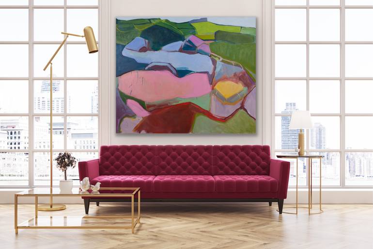 Original Abstract Expressionism Abstract Painting by Jessica Singerman