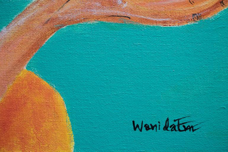 Original Abstract Expressionism Abstract Painting by Wanida Em