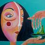 "Sail with me" ( White-nose girl collection)

- Acrylic painting on canvas board
- 30.5 x 40.6 cm.
- Varnished.
- Signed on the front.