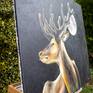 "Snow moon"
A deer enjoying his time under the snow moon.

- Acrylic painting on 100% cotton canvas.
- 100 x 80 x 1.5 cm.
- Varnished.
- Signed and certificate of authenticity.
- Signed on the front.
- Ready to hang.

Any questions please contact me :)