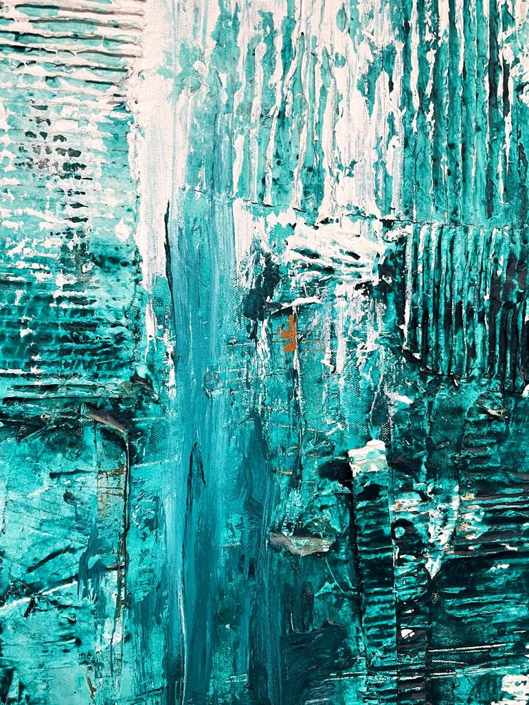 Original Abstract Expressionism Abstract Painting by Elena Christofides