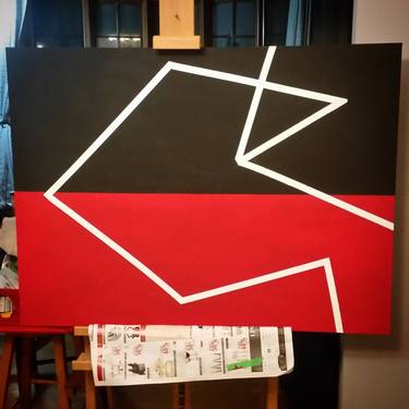 Original Geometric Painting by Richard Escaravage