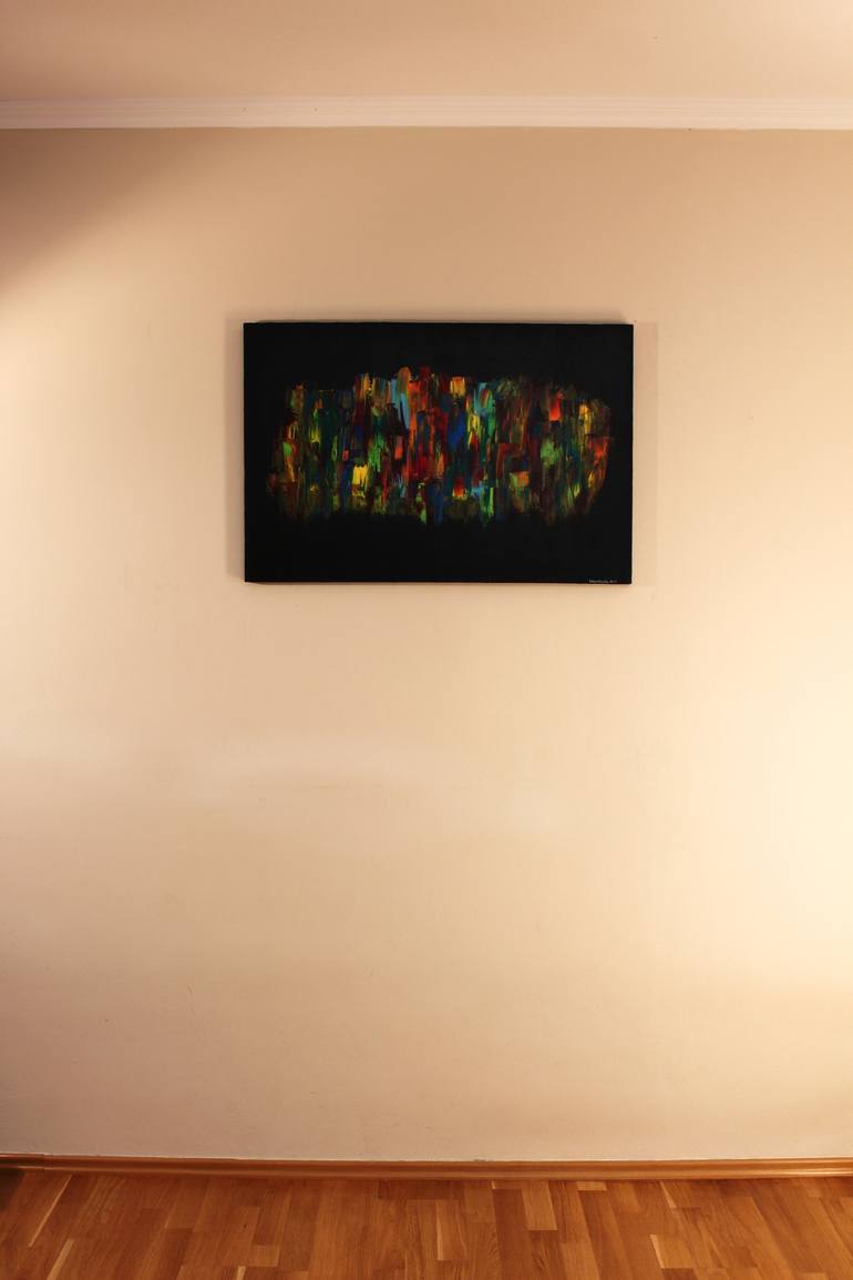 Original Abstract Painting by Pola Lewandowska