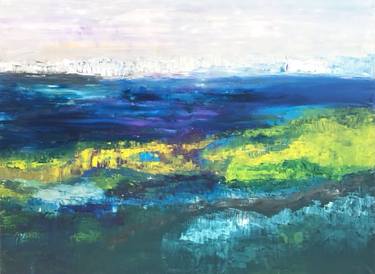Original Abstract Painting by Flávia Pinheiro Costa
