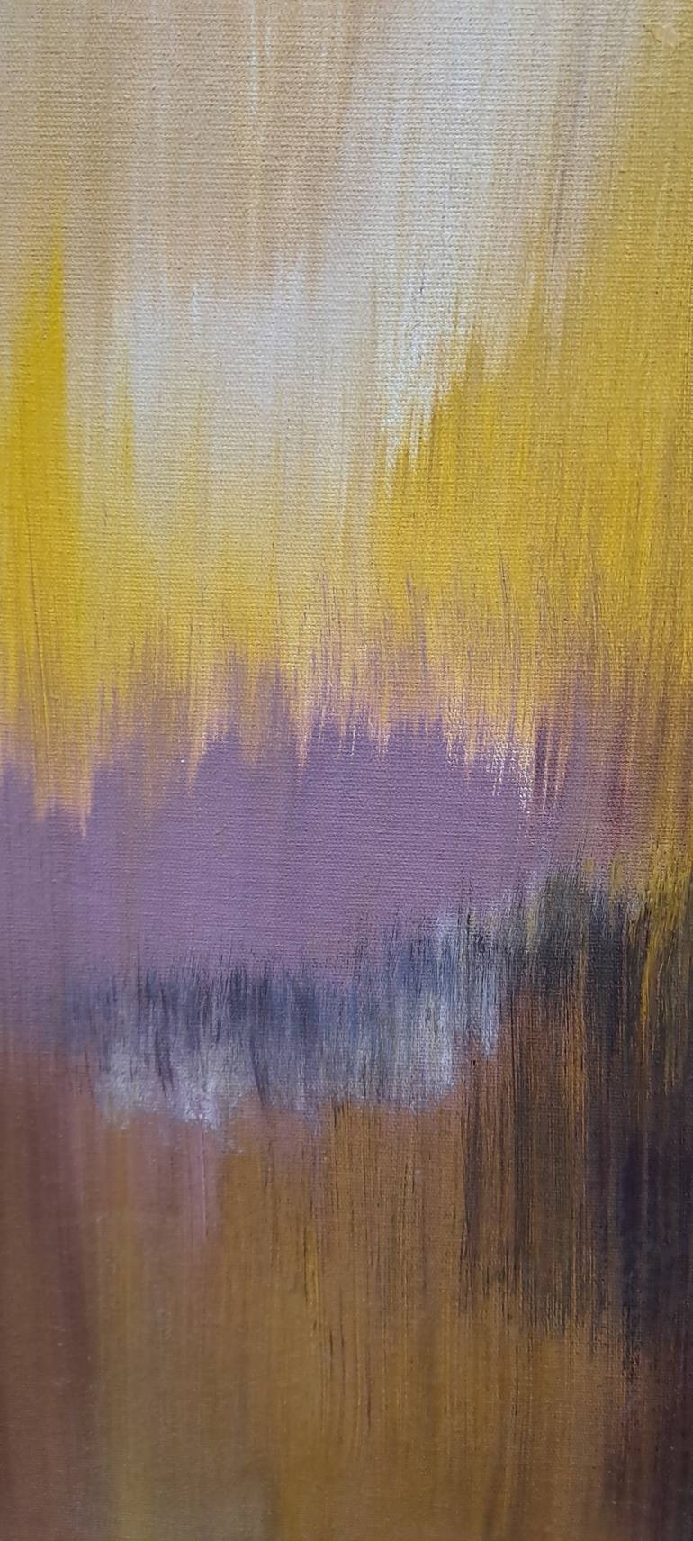 Original Abstract Fantasy Painting by Flávia Pinheiro Costa