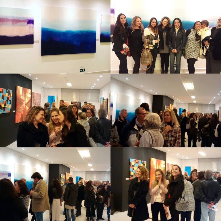 Original Abstract Painting by Flávia Pinheiro Costa