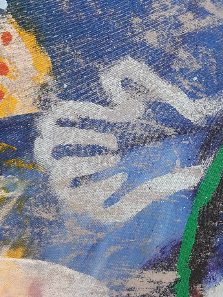 Original Modernism Body Painting by Flávia Pinheiro Costa