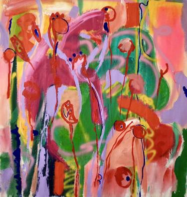 Original Abstract Expressionism Abstract Paintings by Felicity Kelham