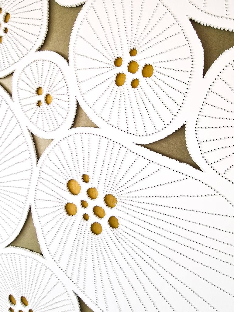 Original Contemporary Patterns Painting by Petra Szekely