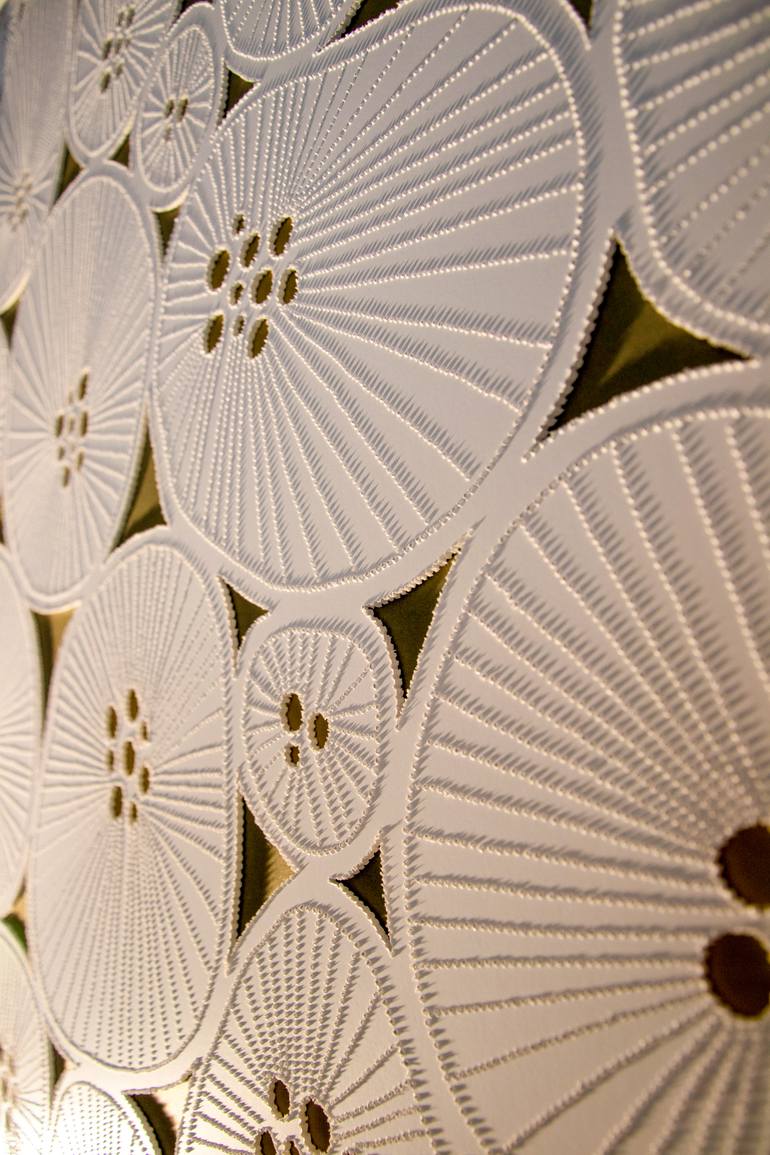 Original Contemporary Patterns Painting by Petra Szekely