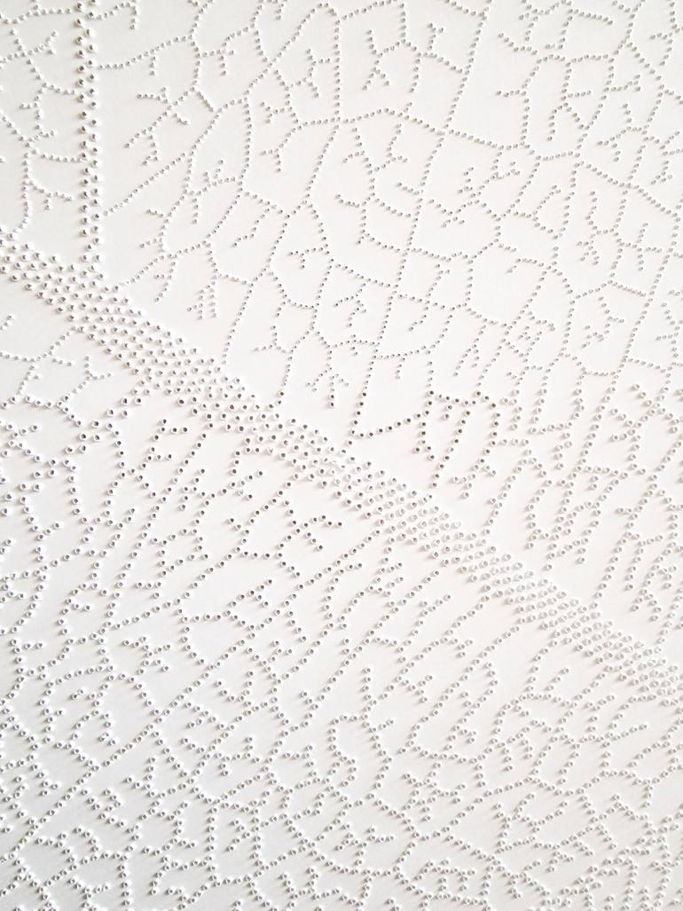 Original Black & White Nature Painting by Petra Szekely