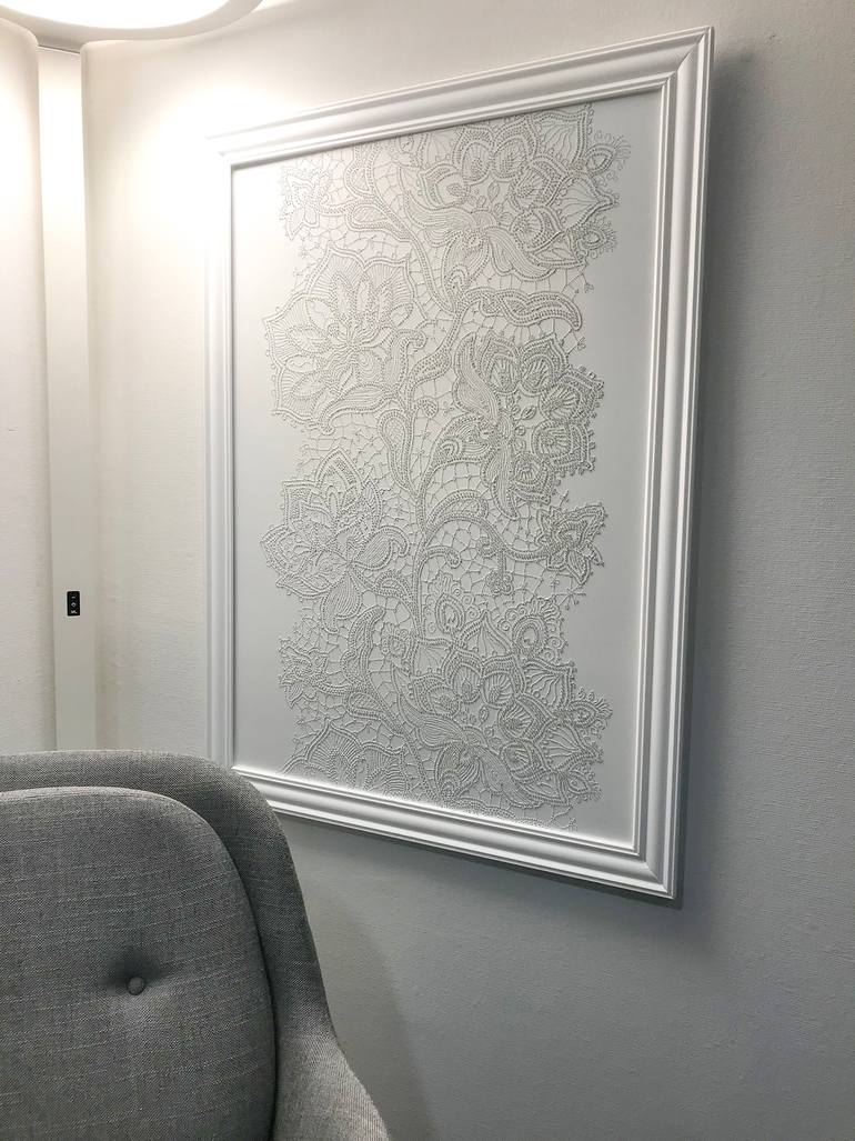 Original Figurative Floral Painting by Petra Szekely