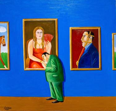 Original Conceptual Humor Paintings by Soltan Soltanli