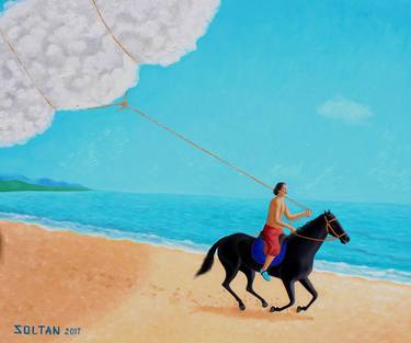 Print of Surrealism Fantasy Paintings by Soltan Soltanli