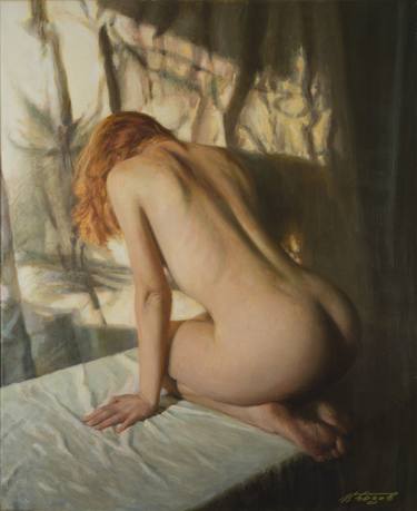 Original Realism Nude Paintings by Vladimir Byzov