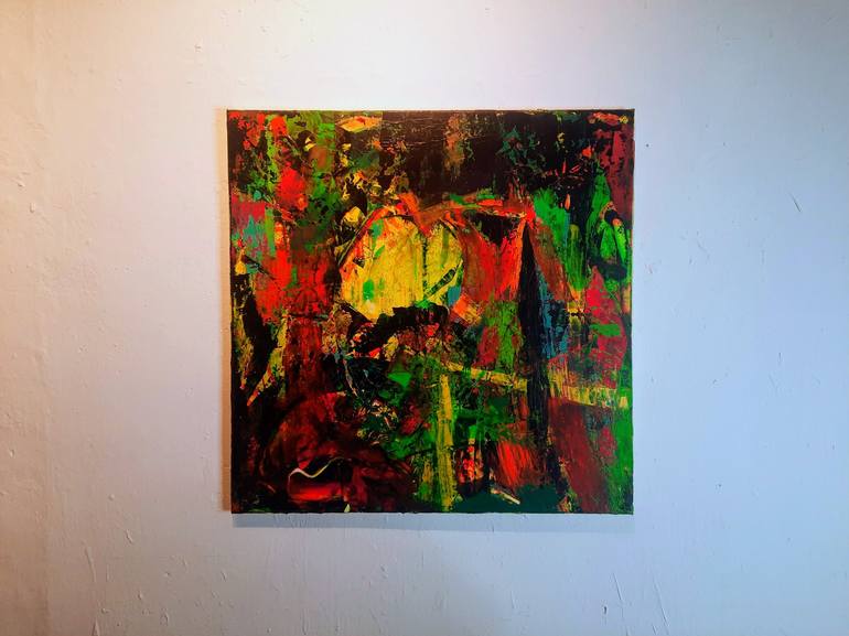 Original Abstract Painting by Rudeen Gibson