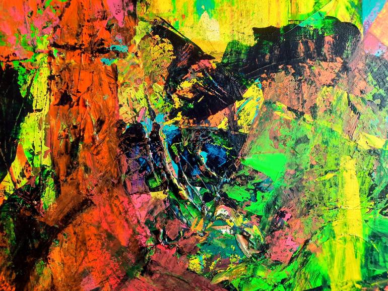 Original Abstract Painting by Rudeen Gibson