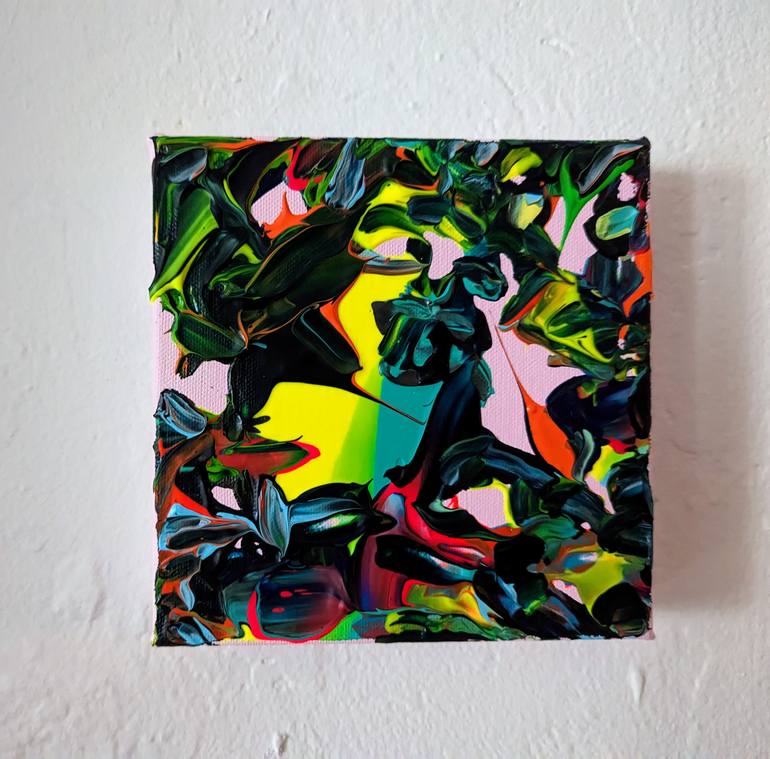 Original Abstract Expressionism Abstract Painting by Rudeen Gibson