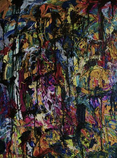 Original Abstract Expressionism Abstract Paintings by Rudeen Gibson