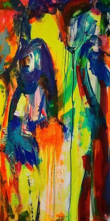 Original Abstract Expressionism Abstract Paintings by Rudeen Gibson