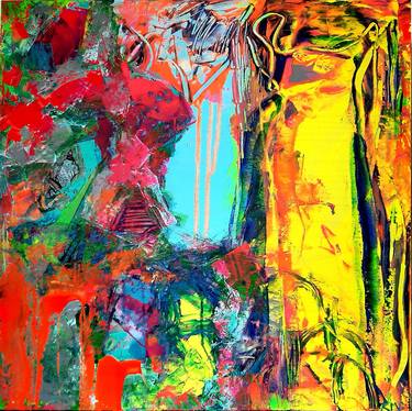 Original Expressionism Abstract Paintings by Rudeen Gibson