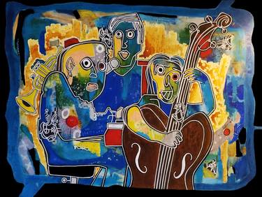 Print of Expressionism Music Paintings by Julien Hayot