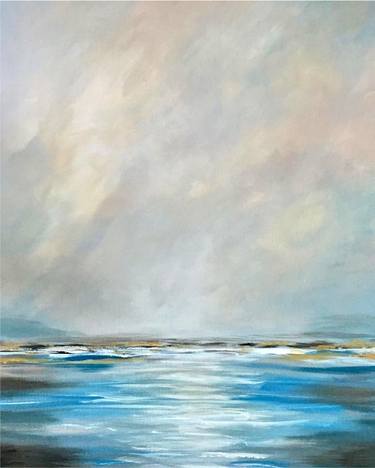 Print of Abstract Seascape Paintings by Judith Cahill