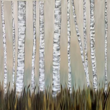 Original Abstract Tree Paintings by Judith Cahill