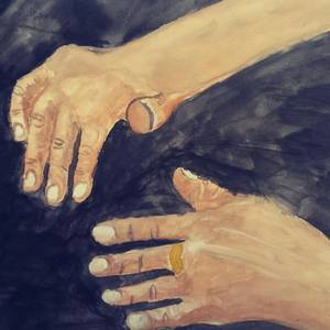 Grandmother hands