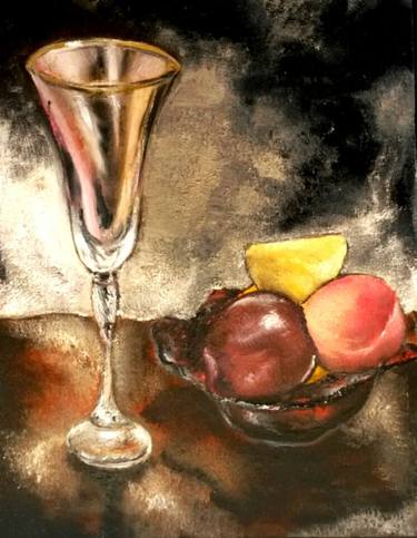 Original Expressionism Cuisine Paintings by Silvia Hametaj