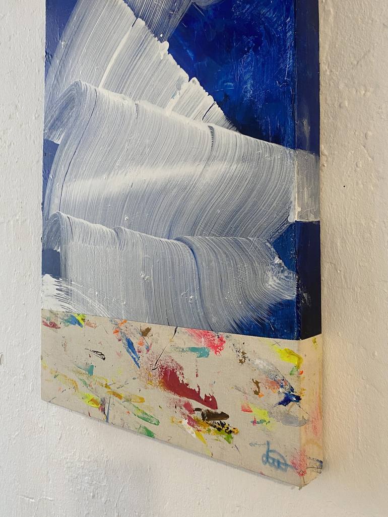 Original Abstract Expressionism Abstract Painting by Liesbeth Willaert