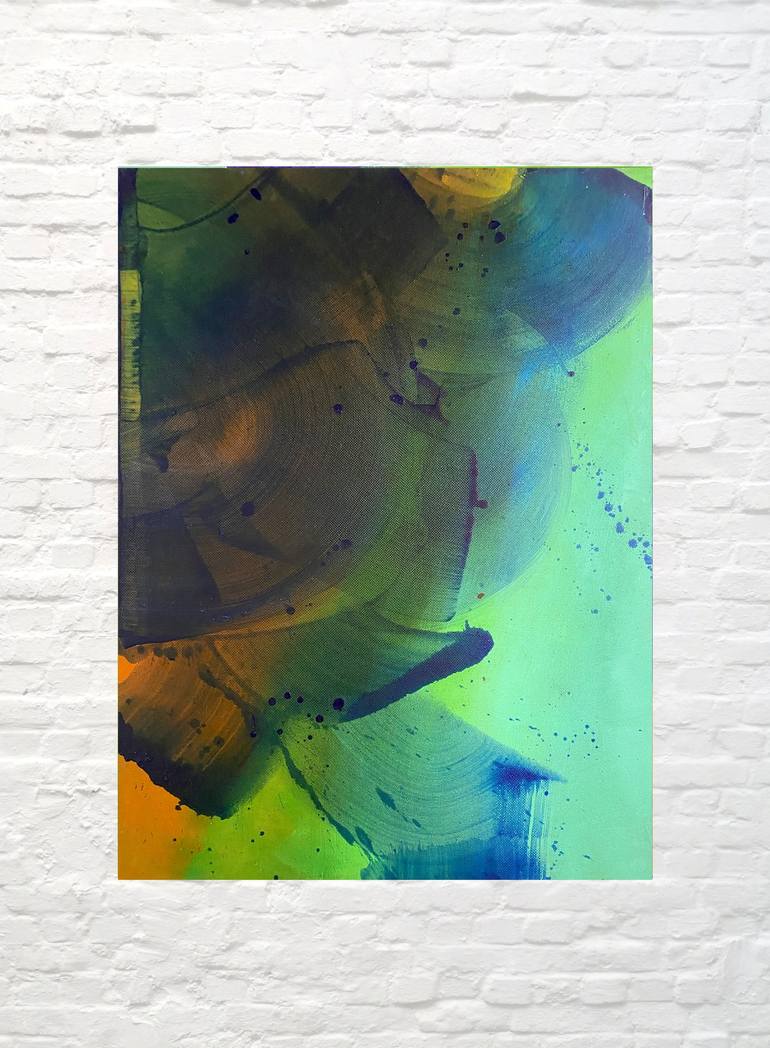 Original Abstract Painting by Liesbeth Willaert