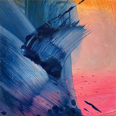 Original Abstract Seascape Paintings by Liesbeth Willaert