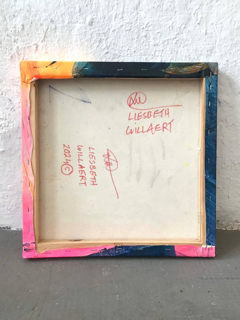 Original Abstract Seascape Painting by Liesbeth Willaert