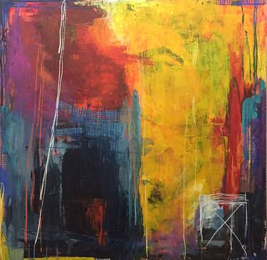 Original Abstract Expressionism Abstract Paintings by Liesbeth Willaert